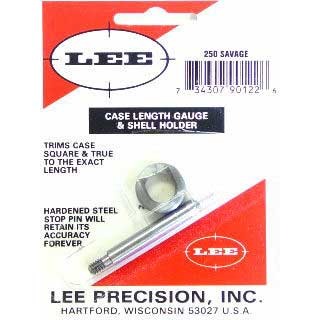 Lee Precision Case Length Gauges - Lee Length Gauge/ Shellholder, .250 Savage