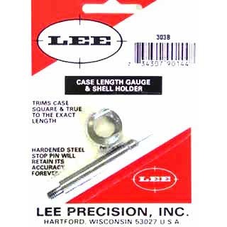 Lee Precision Case Length Gauges - Lee Length Gauge/ Shellholder, .303 British