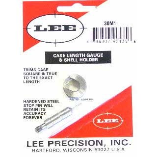 Lee Precision Case Length Gauges - Lee Length Gauge/ Shellholder, .30 M1 Carbine