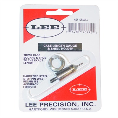Lee Precision Case Length Gauges Lee Length Gauge/ Shellholder 454 Casull