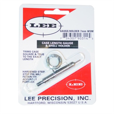 Lee Precision Case Length Gauges Lee Length Gauge/ Shellholder 7mm Wsm USA & Canada