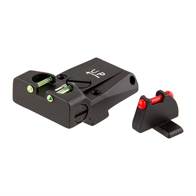 L.P.A. Sights Sig Fiber Optic Adjustable Sight Sets - Sig P220/P225/P226/P228 Series F/O Adj Sight Set
