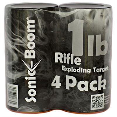 Sonic Boom Exploding Targets - Sonic Boom 1 Lbs Target-4 Pack