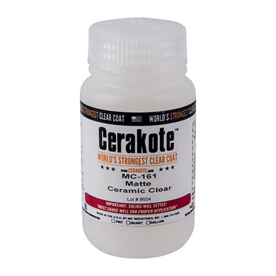 Cerakote Mc-161 Matte Ceremic Clear Air Cure - Matte Clear 4 Oz. Air Cure Coating