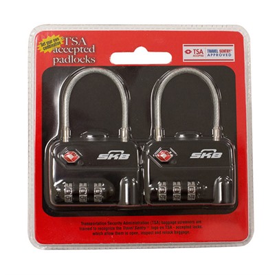 Skb Gun Case Tsa Combination Cable Padlock 2 Pack in USA Specification