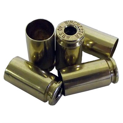 Top Brass Once Fired .40 S&W Brass 40 S&W Reconditioned Brass 50/Tray in USA Specification
