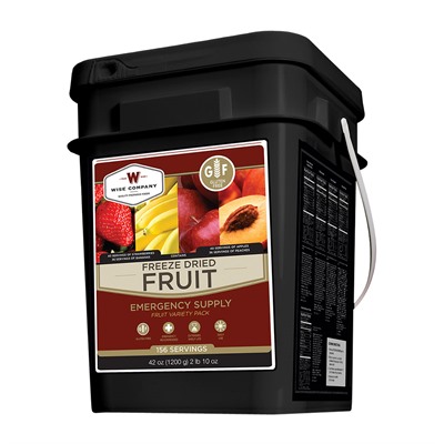 Wise Foods 156 Serving Emergency Survival Freeze Dried Fruit Gluten Free 156 Serving Survival Freeze Dried Fruit Gluten Free USA & Canada
