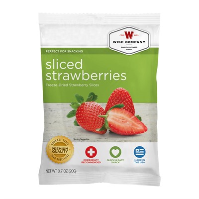 Wise Foods Sliced Strawberries 6 Count Pack