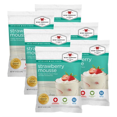 Wise Foods Strawberry Mousse 6 Count Pack in USA Specification