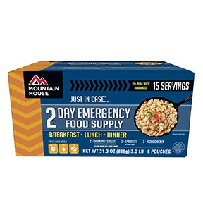 Mountain House Just In Case 2 Day Emergency Kit USA & Canada