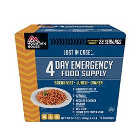 Mountain House Just In Case 4 Day Emergency Kit USA & Canada