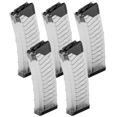 Lancer Systems L5awm Translucent Clear 30-Rd Magazines - Ar-15 L5awm Translucent Clear Magazine 5-Pack
