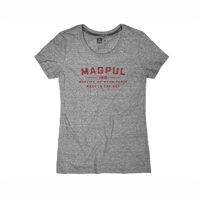 Magpul Women's Crew Neck Go Bang T-Shirts - Womens Crew Go Bang T-Shirt Lg Athletic Heather