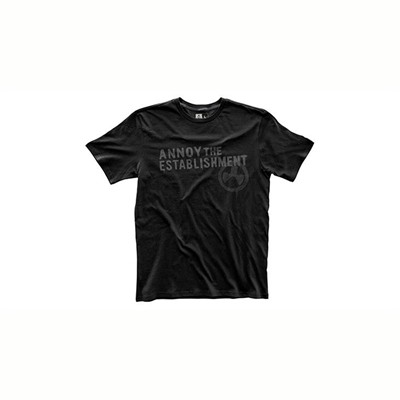 Magpul Men's Fine Cotton Establish Annoyment T-Shirts - Fine Cotton Establish Annoyment T-Shirt Black Small