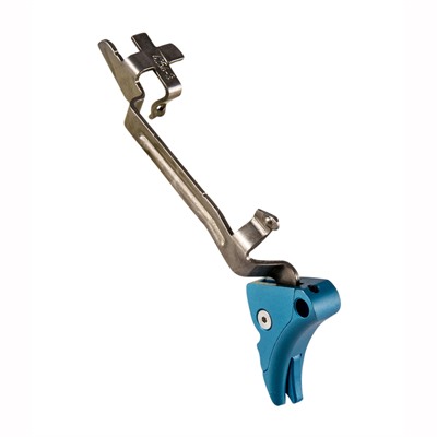Lone Wolf Dist. Adjustable Trigger With Trigger Bar For 10/45 - Lwd Ultimate Adjustable Trigger W/ Trigger Bar 10/45 Blue