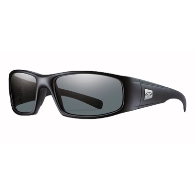 Smith Optics Hideout Elite Protective Glasses - Hideout Elite Glasses Black Frame Gray Polarized Lens
