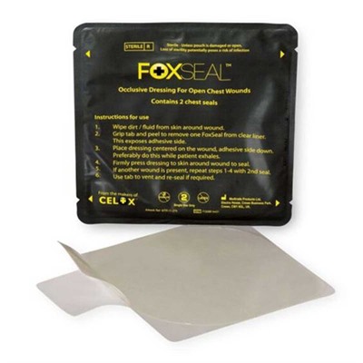 Think Safe Inc Foxseal Chest Seal/Occlusive Dressing - Foxseal Chest Seal/Occlusive Dressing 2/Pack