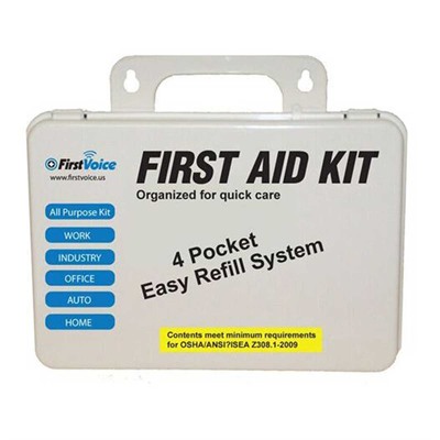 Think Safe Inc First Voice Deluxe First Aid Kit - Deluxe 25-Person First Aid Kit