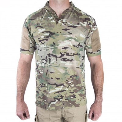 Velocity Systems Boss Rugby Shirt Short Sleeves - Boss Rugby Shirt Short Sleeve Multicam Med