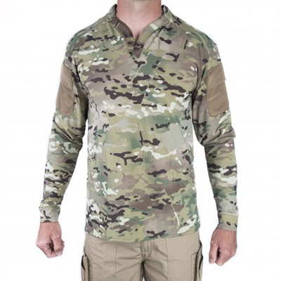 Velocity Systems Boss Rugby Shirt Long Sleeves - Boss Rugby Shirt Long Sleeve Multicam Med