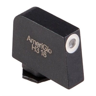 Ameriglo Tritium Front Sight For Glock - Green Tritium White Outline Front .350