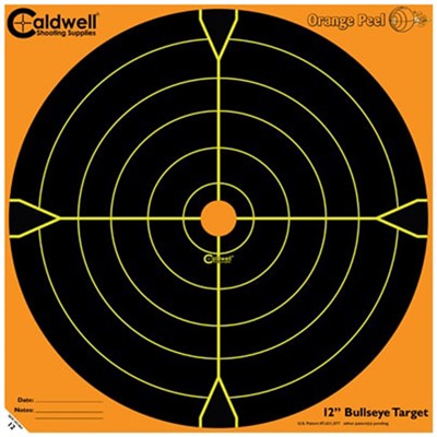 Caldwell Shooting Supplies Orange Peel Bullseye Targets Orange Peel 12 Bullseye 50 Sheets in USA Specification