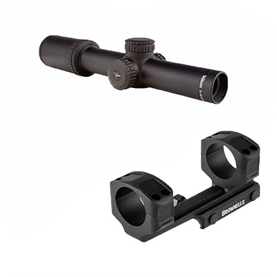 Trijicon Accupower 1 4x24mm Led Mil Square Crosshair Reticle 1 4x24mm Red Illum. Mil Square Crosshair With Ar Mount