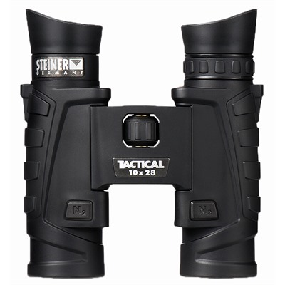 Steiner Optics T1028 10x28mm Tactical Binoculars - 10x28mm Black Tactical Binoculars