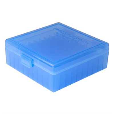 Berrys Manufacturing 100 Round  Ammo Boxes - Blue 38/357 100 Round Ammo Box