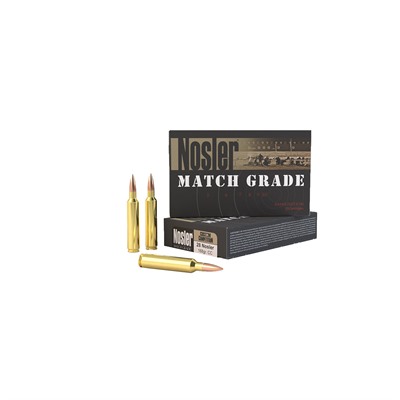 Nosler Match Grade 28 Nosler Ammo - 28 Nosler 168gr Custom Competition Spitzer 20/Box