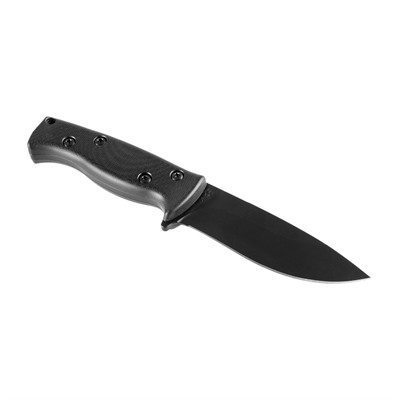 Abraham & Moses Am 1 Drop Point Knife Nanoweapon Finish Am 1 Nano Drop Point Knife With Black Handle No Sheath in USA Specification