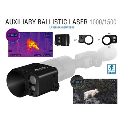 Atn Auxiliary Ballistic Laser Smart Rangefinder - 1000m Smart Rangefinder W/Bluetooth
