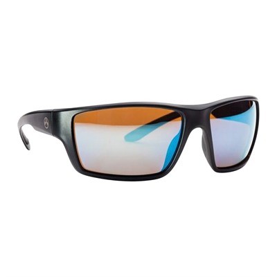 Magpul Terrain Sunglasses - Terrain Matte Black Frame Bronze Lens W/ Blue Lens Mirror
