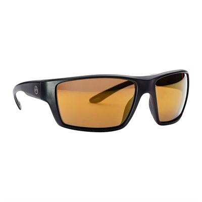 Magpul Terrain Sunglasses - Terrain Matte Black Frame Bronze Lens W/ Gold Lens Mirror