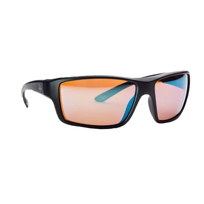 Magpul Summit Sunglasses - Summit Matte Black Frame Rose Lens W/ Blue Lens Mirror