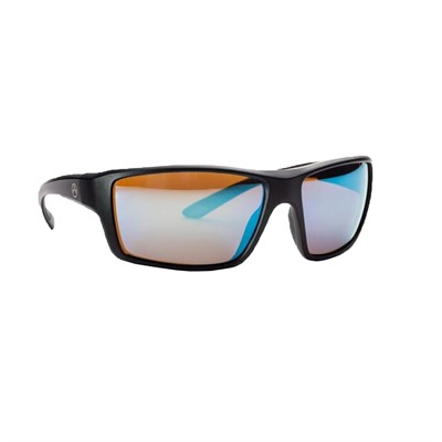 Magpul Summit Sunglasses - Summit Matte Black Frame Bronze Lens W/ Blue Lens Mirror