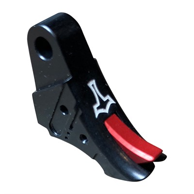 Ssvi Tyr Trigger Shoe For Glock Gen 5 - Tyr Shoe Only Gen5, Black Shoe/Red Safety