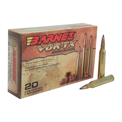 Barnes Vor-Tx 25-06 Remington Ammo - 25-06 Remington 100gr Tipped Triple-Shock X Bt 20/Box