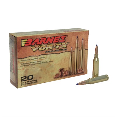 Barnes Vor Tx 6 5 Creedmoor Ammo 6 5 Creedmoor 120gr Tipped Triple Shock X Bt 20 Box