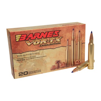 Barnes Vor-Tx 300 Winchester Magnum Ammo - 300 Winchester Magnum 165gr Ttsx Boat Tail 20/Box