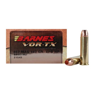 Barnes Bullets Vor-Tx Hunting 357 Magnum Ammo