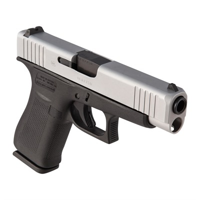 Glock 48 9mm Fixed Sights - 48 Silver 9mm Fixed Sight