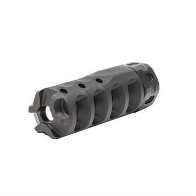 Precision Armament Hypertap Muzzle Brake 22 Caliber - Hypertap 556 Muzzle Brake 22 Caliber 1/2-28 Ss Black