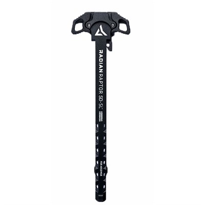 Radian Weapons Ar-15 Raptor-Sd-Sl Charging Handle With Vented Shaft - Ar-15 Raptor Sd-Sl Ambidextrous Charging Handle Black