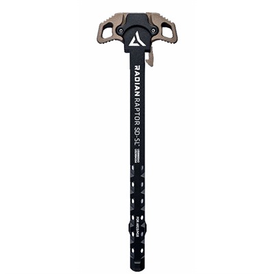 Radian Weapons Ar-15 Raptor-Sd-Sl Charging Handle With Vented Shaft - Ar-15 Raptor Sd-Sl Ambidextrous Charging Handle Brown