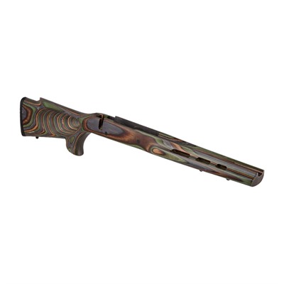 Boyds Weatherby Vanguard Sa Featherweight Thumbhole Stock - Featherweight Thumbhole Stock Laminate Forest Camo