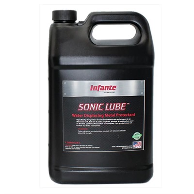 Infante Ultrasonics Sonic Lube Water Displacing Metal Protectant - Sonic Lube Protectant 1 Gallon