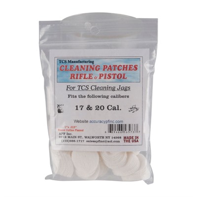 Tcs Cleaning Patches - Cleaning Patches 17-22 Caliber