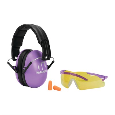 Walkers Game Ear Youth And Women's Passive Combo Kit - Youth & Women's Passive Combo Kit-Purple