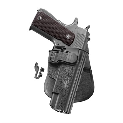 Fobus Holster Ch Series Holster Paddle Right Hand - 1911 Style Pistols W/Out Rail Ch Series Paddle Holster Blk